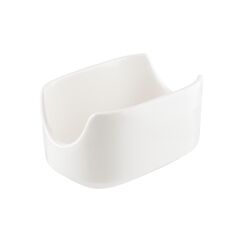 Емкость для пакетированного сахара 75 мл, 9,5*6,5*5 см. White, форма Банкет, Bonna