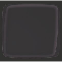 Тарелка прямоугольная без полей 220*200 мм, White, форма Мув, Bonna 