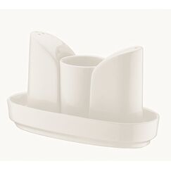 Набор для специй из 3-х предметов на подставке White, Bonna