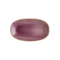 Блюдо овальное 150*85 мм, Aura Black Berry, форма Гурмэ, Bonna 