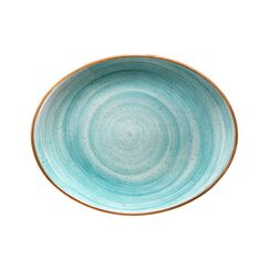 Блюдо овальное 310*240 мм, Aura Aqua, форма Мув, Bonna 