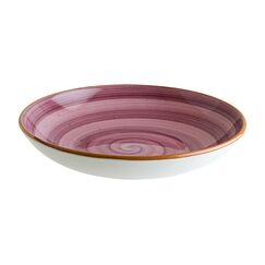 Тарелка глубокая d=230 мм, 1000 мл, h=45 мм, Aura Black Berry, форма Банкет, Bonna 