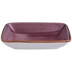 Салатник 150*90 мм, 200 мл, h=33 мм, Aura Black Berry, форма Мув, Bonna 