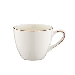 Чашка кофейная 80 мл, d=64 мм, h=53 мм, Retro, коричневый край, Bonna 