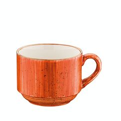 Чашка чайная штабелируемая 210 мл, d=82 мм, h=65 мм, Aura Terracota, форма Банкет, Bonna 