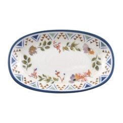 Блюдо овальное 190*110 мм, Spring, форма Гурмэ, Bonna 