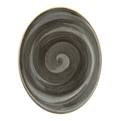 Блюдо овальное 360*280 мм, Aura Space, форма Мув, Bonna 