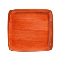 Тарелка квадратная без полей 150*140 мм, Aura Terracota, форма Мув, Bonna 