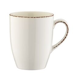 Кружка 330 мл, d=84 мм, h=104 мм, Retro, коричневый край, Bonna 