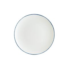 Тарелка d=210 мм, Retro, синий край, форма Гурмэ, Bonna 