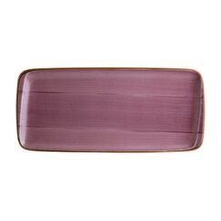 Блюдо прямоугольное 340*160 мм, Aura Black Berry, форма Мув, Bonna 