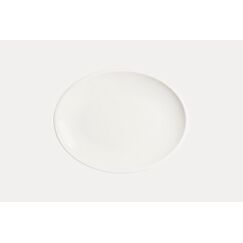 Блюдо овальное 360*280 мм, White, форма Мув, Bonna 