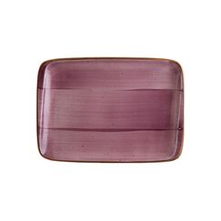 Блюдо прямоугольное 230*160 мм, Aura Black Berry, форма Мув, Bonna 