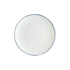 Тарелка d=300 мм, Retro, синий край, форма Гурмэ, Bonna 