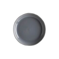 Тарелка глубокая d=250 мм, 870 мл, h=40 мм, цвет серый, Ground & Craft, волнистый край, Bonna