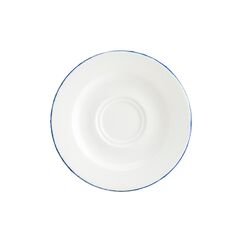 Блюдце d=160 мм, Retro, синий край, Bonna 