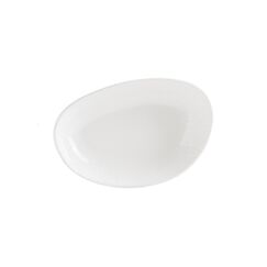 Соусник овальный 140 мл, 150*100 мм, h=30 мм, White Radix, форма Ваго, Bonna 