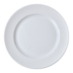 Тарелка d=230 мм, White Pure Dot, форма Банкет, Bonna 