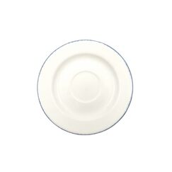 Блюдце d=160 мм, Retro, синий край, форма Банкет, Bonna 