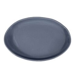 Блюдо овальное 240*160 мм, цвет серый, Ground & Craft, волнистый край, Bonna