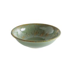 Салатник d=150 мм, 330 мл, h=38 мм, Snell, цвет зеленый, форма Гурмэ, Bonna 