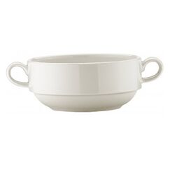 Бульонница 350 мл, с ручками d=120 мм, White, форма Банкет, Bonna