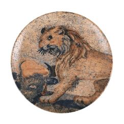 Тарелка d=210 мм, Mesopotamia Фауна, форма Гурмэ, Bonna 