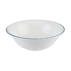 Салатник d=180 мм, 700 мл, h=66 мм, Retro, синий край, форма Гурмэ, Bonna 