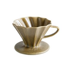 Чашка-воронка для заваривания кофе 250 мл, d=110 мм, h=90 мм, цвет мокрый песок, Raw, Bonna