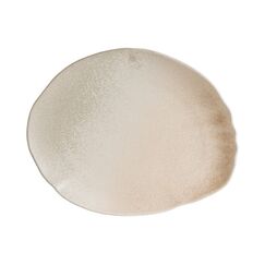 Блюдо овальное 300*260 мм, Blush & Sahara, форма Ваго, волнистый край, Bonna 
