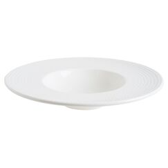 Тарелка для пасты d=280 мм, 400 мл, White Pure Dot, форма Банкет, Bonna 