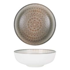 Салатник штабелируемый d=140 мм, 350 мл, h=50 мм, Damasquino, форма Хюгге, Bonna