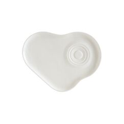 Блюдце для завтрака 250*190 мм, White, форма Каф, Bonna