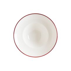 Тарелка глубокая d=240 мм, 400 мл, h=52 мм, Linea, цвет бургундский, форма Гурмэ, Bonna 