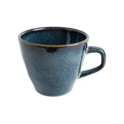 Чашка чайная 250 мл, d=90 мм, h=79 мм, Ocean Halo, широкая полоска, Bonna