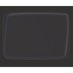 Блюдо прямоугольное 360*250 мм, White, форма Мув, Bonna