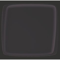 Тарелка прямоугольная без полей 220*200 мм, White, форма Мув, Bonna