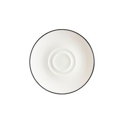 Тарелка подстановочная d=190 мм, Linea, цвет черный, форма Гурмэ, Bonna 