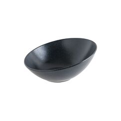 Салатник со скошенным краем d=220 мм, 850 мл, h=60/105 мм, цвет графит, форма Ванто, Bonna 