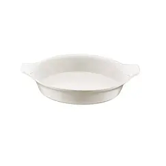 Блюдо для запекания и подачи с ушками 210*170 мм, 600 мл, White, форма Оптива, Bonna