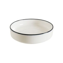 Салатник штабелируемый d=160 мм, 500 мл, h=40 мм, Linea, цвет черный, форма Хюгге, Bonna