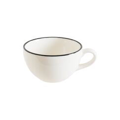 Чашка чайная 230 мл, d=93 мм, h=69 мм, Linea, цвет черный, Bonna 