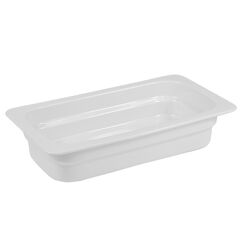Гастроемкость 1/3 h= 65 мм, 325*176 мм, 2,4 л, White, фарфор, Bonna