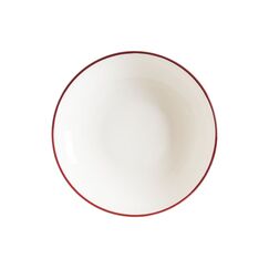 Тарелка глубокая d=230 мм, 1000 мл, Linea, цвет бургундский, форма Банкет, Bonna 