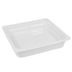 Гастроемкость 2/3 h= 65 мм, 4 л, White, фарфор, Bonna