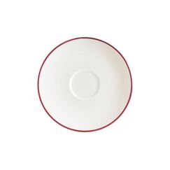 Блюдце d=120 мм, Linea, цвет бургундский, форма Гурмэ, Bonna 