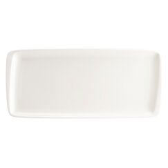 Блюдо прямоугольное 340*160 мм, White, форма Мув, Bonna