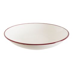 Тарелка глубокая d=200 мм, 500 мл, h=40 мм, Linea, цвет бургундский, форма Гурмэ, Bonna 