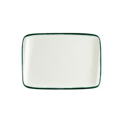 Блюдо прямоугольное 230*160 мм, Linea, цвет зеленый, форма Мув , Bonna 