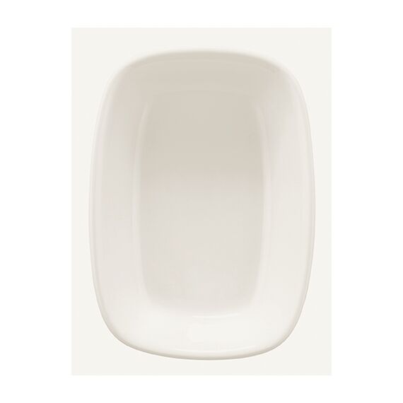 Блюдо прямоугольное 200*140 мм, White, форма Гурмэ, Bonna 